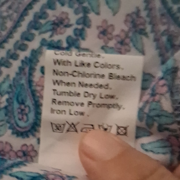 PRETTYGARDEN Boho Paisley Maxi Dress Robe Blue Pink XL Viscose - Picture 4 of 6